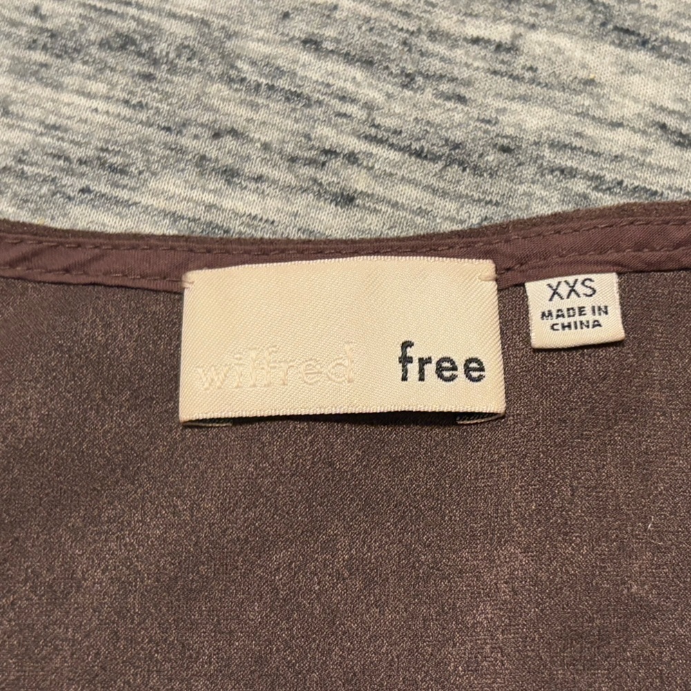 Wilfred Free Suede Look Tank Top Dress XXS - Picture 4 of 4